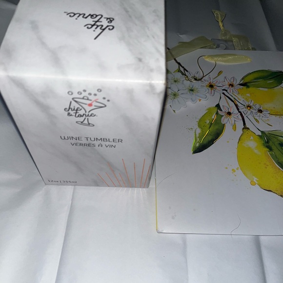 BNIB Blue Ombré Wine Tumbler - Picture 8 of 9